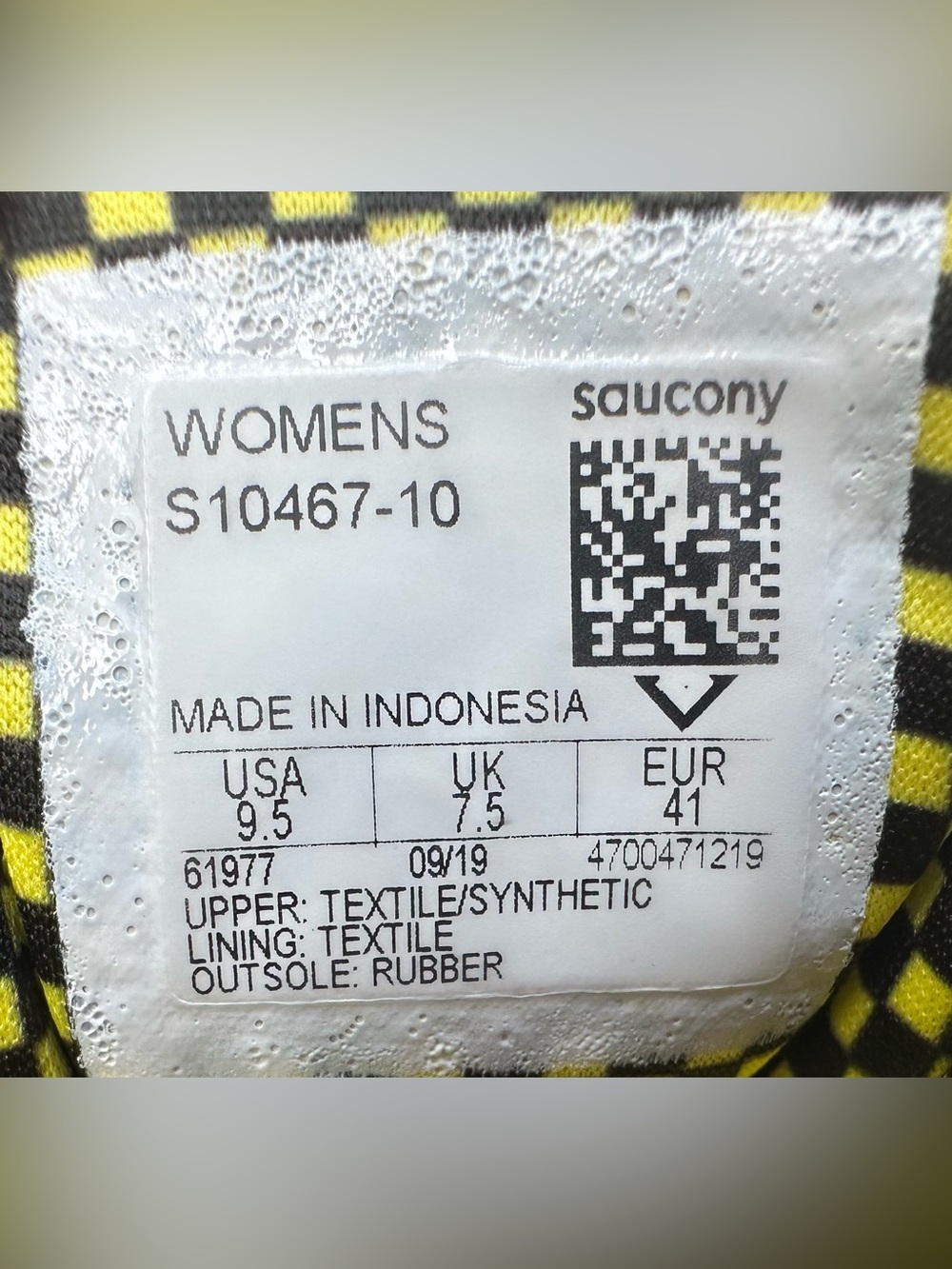 Saucony Kinvara 10 Neon Yellow NYC Marathon Edition Running Shoes Size 9.5 VGC - Picture 3 of 14